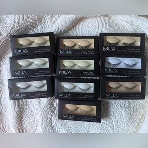 MUA False Eyelashes Multi-Pack — Black Natural & Glamour Lashes (10 pairs )